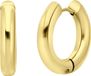 Lucardi Dames Goldplated oorbellen Seraphine - Oorbellen - Cadeau - Staal - Goudkleurig