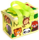 Merkloos Koeltas Lunchtas - Wild Animals Adoramals - RPET Duurzaam - 21x13x15,5cm