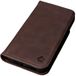 PORTER RILEY - Lederen hoes voor iPhone XR. Premium lederen standaard/hoes/portemonnee/flip case met kaartsleuven, horizontale standaard, duurzaam frame (chocoladebruin)