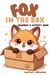 Fox in the box - coloring book - Martha's Drawings: Coloring & activity book with a pretty fox