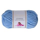 Utopia Crafts Cuddle Super Chunky Chenille Soft Yarn for Knitting and Crochet, 100g - 60m (Sky)