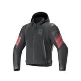 Alpinestars Zaca Air Venom WP Jas Zwart Helderrood - Jas