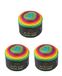 Cupcake Glitter Simli 3 x 150 g breiwol 450 gram wol voor breien en haken, babywol, Turkse wol, kleurverloopwol, glitter (3040 regenboog)