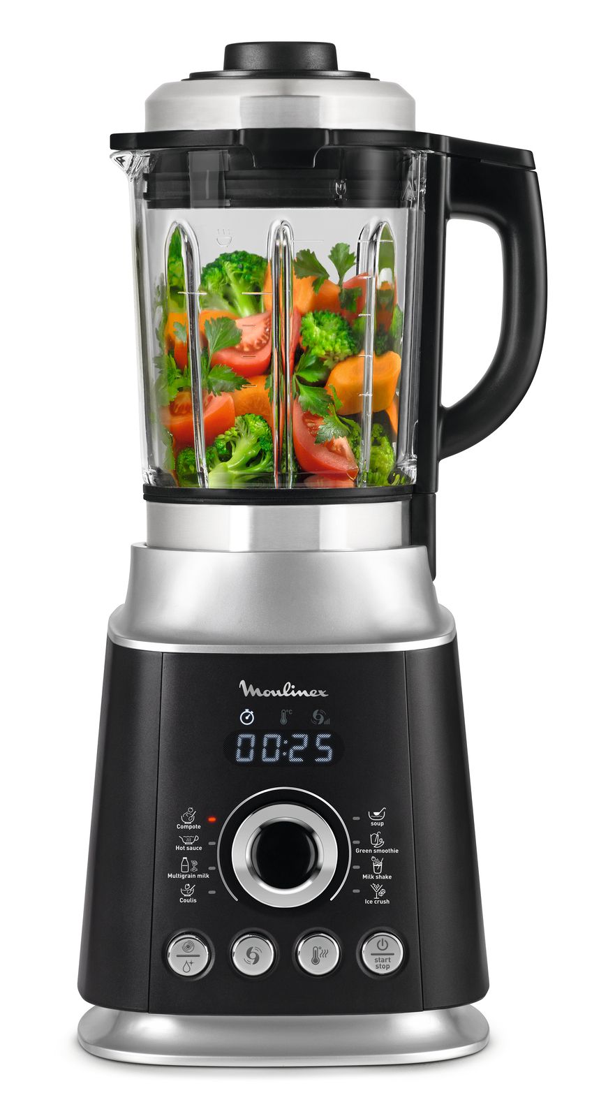Moulinex LM962B10 Power Blender - 1.75L - Black/Silver