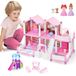 Solidchoice - Maison de poupée de rêve pour filles à partir de 3 ans avec meubles et figurines