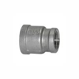 Riegler Reductiermof, rond, G 1/4 i., G 1/8 i., werkdruk max. 20 bar, roestvrij staal 1.4408