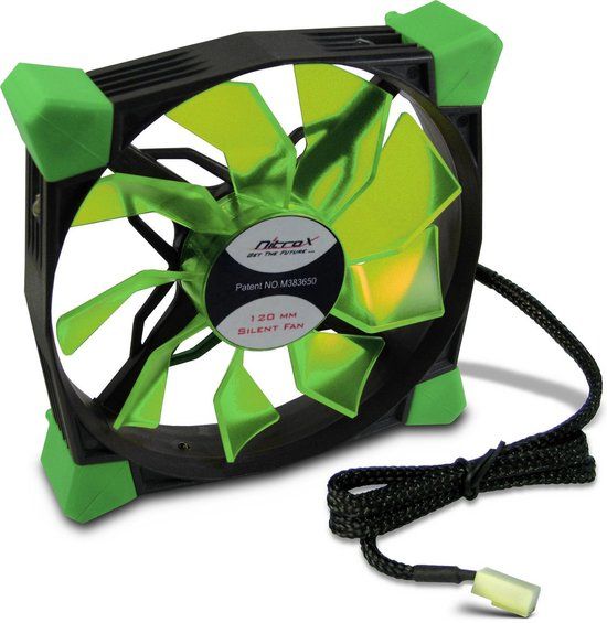 Inter-Tech CobaNitrox N-120-GR Computer behuizing Ventilator