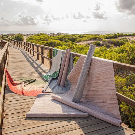 Outdoor Carpet Goa Grijs PET 140 x 200 cm