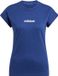 Adidas Sportswear T-shirt en coton Essentials Linear - Femme - Bleu - XXL
