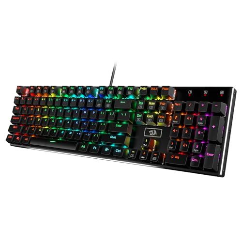 Redragon K556 - Mechanisch Gamingtoetsenbord - Rood - Zwart