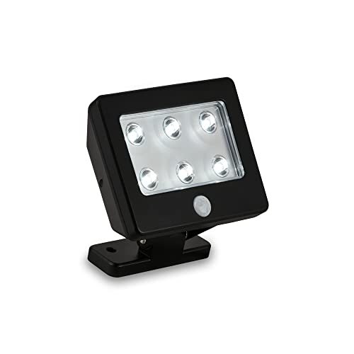 Briloner BRILONER- LED Buitenlamp met bewegingsmelder, kantelbare buitenlamp IP54, LED Buitenlamp Waterdicht, LED Muurlamp Buiten, Zwart.