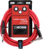 Boss BIC-10A Red - Instrumentenkabel, 3m, recht-haaks, rood
