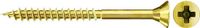 Fischer 551182 Houtschroef 5 mm x 35 mm Verzonken kop Geel 500 stuk(s)