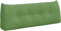 vidaXL Coussin de dossier Vert clair 120 x 24 x 50 cm Velours