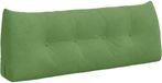 vidaXL Coussin de dossier Vert clair 120 x 24 x 50 cm Velours