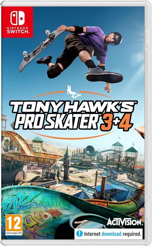 Activision Blizzard Entertainment Tony Hawk's Pro Skater 3+4 - Nintendo Switch - Standard Edition - 12+
