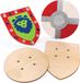 Baker Ross Schilden van hout (2 Stuk) Creatieve Knutselset Voor Kinderen