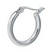 Le Petite Story Hoop Mini 15 mm Boucles d'oreilles Argent Femme