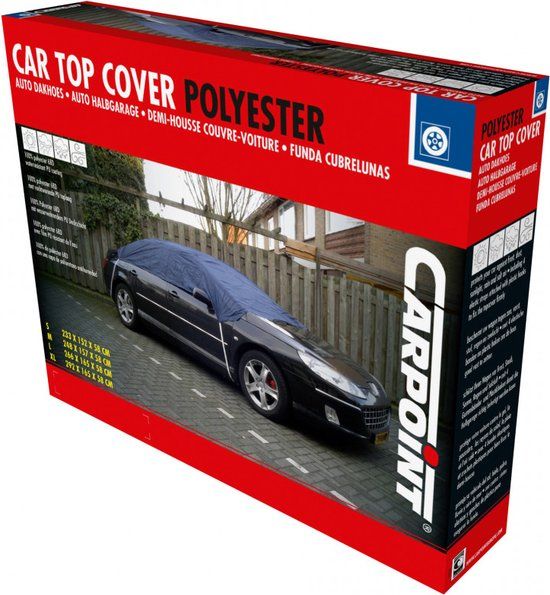 Carpoint Dakhoes Maat S - 233 x 152 x 58 cm - Blauw