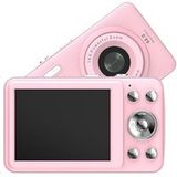 ELVANZA Mini-digitale camera, multifunctionele compactcamera, CCD-camera, foto en HD-video, roze