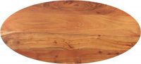 vidaXL Tafelblad ovaal 90x40x2,5 cm acaciahout