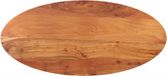vidaXL Tafelblad ovaal 90x40x2,5 cm acaciahout
