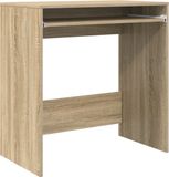 vidaXL Bureau Sonoma Eiken Bewerkt Hout 77.5 x 43 x 79 cm