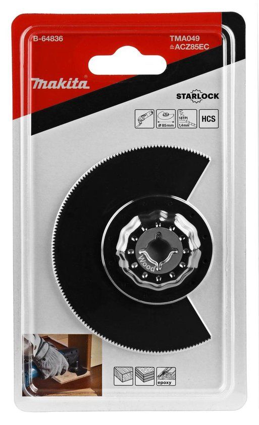 Makita Accessoires Makita TMA049 Segmentzaagblad 85mm hout - B-64836