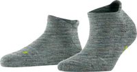 FALKE Keep Warm korte sneakersokken van wol voor dames, blauw, maat 37-38