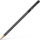 Faber-Castell Grafietpotlood - Grip Sparkle - Zwart - Hardheid B