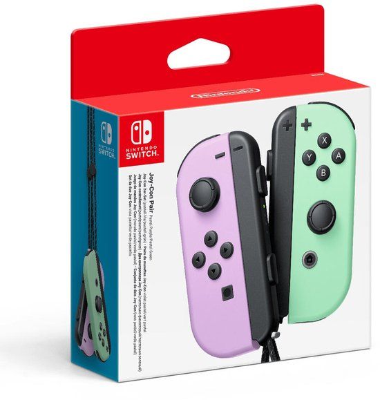 Nintendo Joy-Con Groen, Violet Bluetooth Gamepad Digitaal Nintendo Switch, Nintendo Switch OLED