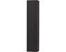 WOOOD Gunnar Smalle Hoge Kast - Grenen - Matzwart - 217x45x39