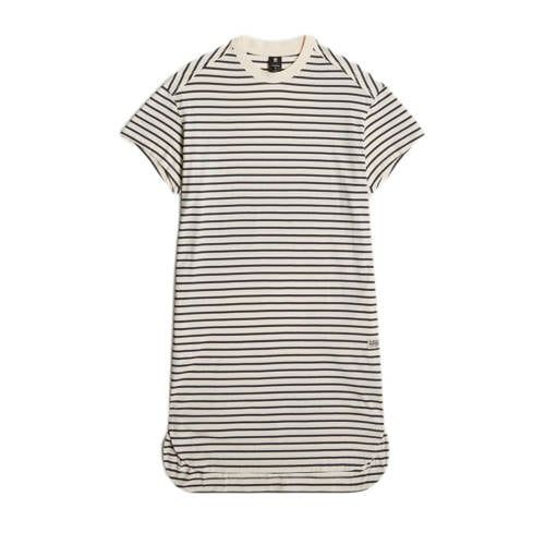 G-Star RAW Gestreept Jurkje - Donkerblauw/Crème