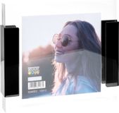 Deknudt Frames fotohouder S58SE2 - transparant - kunststof - 10x10 cm
