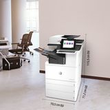 HP Color LaserJet Enterprise Flow MFP M776zs - Multifunctionele printer - Kleur - Laser - A3 - 45ppm - Zwart, Wit