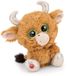 NICI Glubschi's Hooglandrund Shug Knuffeldier, 25 cm, Beige/Bruin