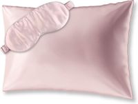 AILORIA BEAUTY SLEEP SET S Zijden kussensloop (50x75) en slaapmasker roze