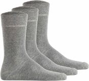 Hudson Simply³ 3-pack uniseks sokken (1 stuk), Zilver 0502, 39-42