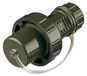 MENNEKES Schuko-stekker 16A, 2 polig + aarding, 230V, TM DWD - Veiligheidscontactstekker, bronzen groene kleur, artikelnummer 10829