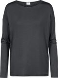 Mey Dames Shirt Met Lange Mouwen Serie Pure Chic Thunder Grey