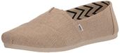 TOMS Alpargata Heritage Canvas Loafers voor dames, Natuurlijk ongeverfd, 43.5 EU