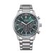 Citizen CA4720-52X Heren Polshorloge - Staal - Zilverkleurig - Groene Wijzerplaat - Ø 42 mm