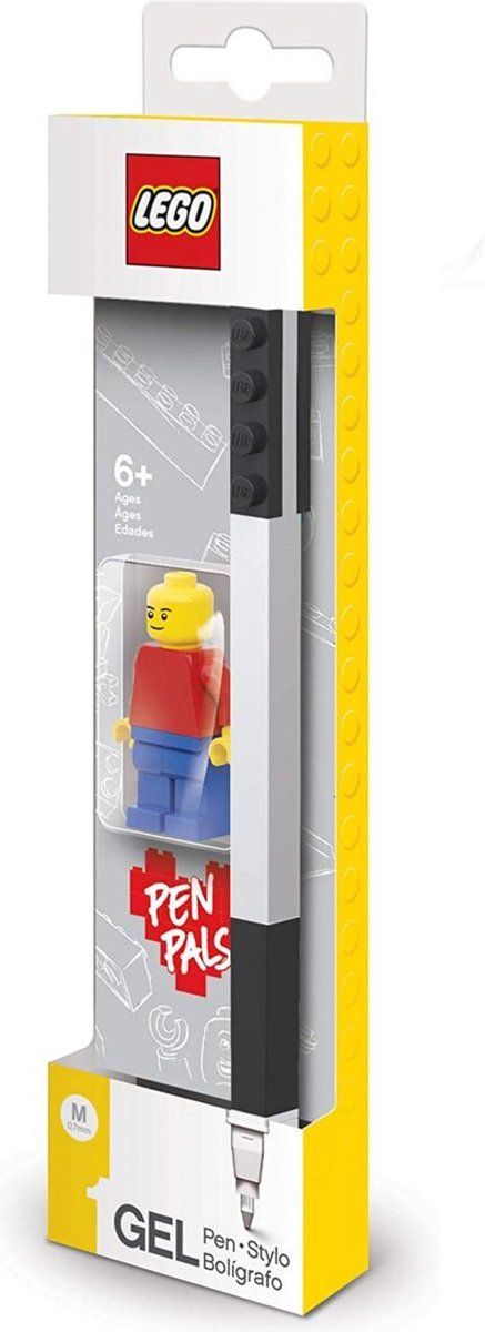 LEGO Gel Pen - Nera + Minifigure - 4895028526016