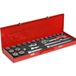 Gedore rode dopsleutelset 1/2" 24-delig