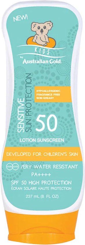 Australian Gold SPF 50 Kids Lotion - 237 ml - Zonnebrandcrème