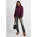 Anytime sweater bordeauxrood
