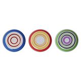 Excelsa koffiebord met strepen, keramiek, meerkleurig, 3 stuks