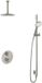 Hotbath Buddy - Inbouw Regendoucheset - Thermostatisch - Plafondbuis 15 cm - Hoofddouche 200 mm - Ronde Handdouche 3 Standen - Glijstang 900 mm - met 2-Weg Stop-Omstel - Waterbesparend - V02