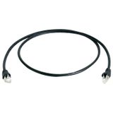 Telegärtner 100008948 Câble réseau RJ45, câble de brassage CAT 5e F/UTP 7,5 m Noir