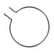 Rayher 25183606 metalen houder, rond, 12 cm Ø, zilver, 12 cm